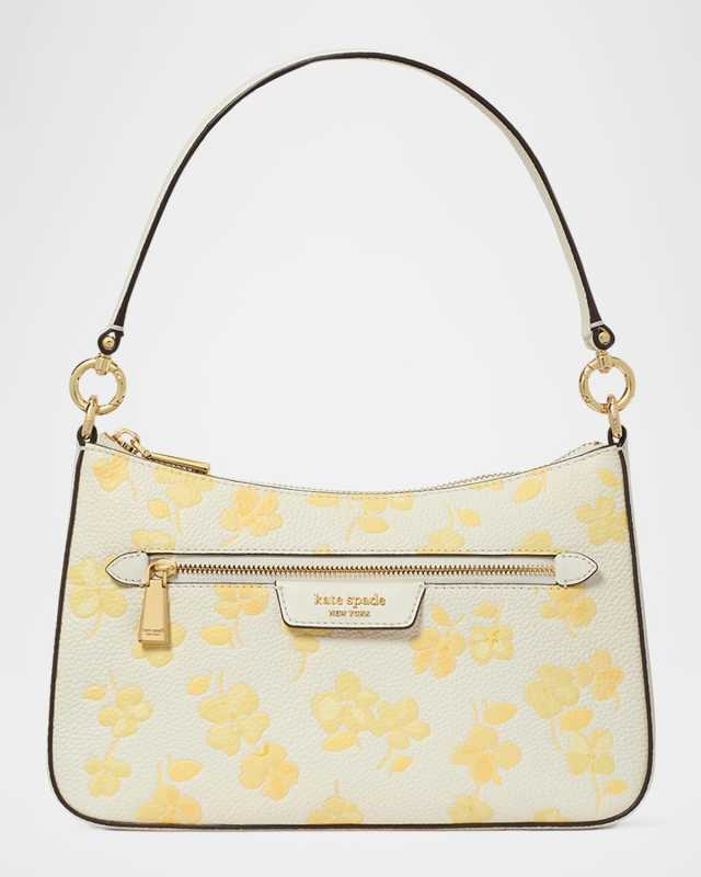 hudson spring pansies convertible crossbody bag